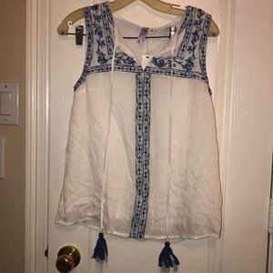 White top from Francesca’s